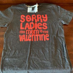 Boys valentine T-shirt size M new.